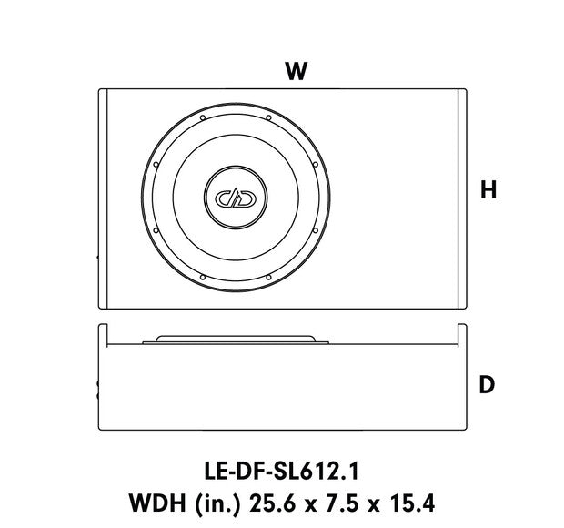 DD Audio LE-DF-SL612