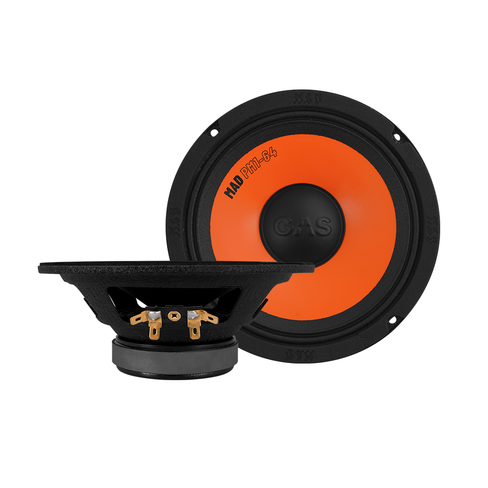 GAS MAD PM1-64 —  Haut-Parleur Midrange 6,5" 60W RMS ( paire) - Sound Auto Concept