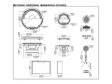 Haut-parleurs PRO à 3 voies R-SERIES de 16,5 cm R2-S653 - Sound Auto Concept