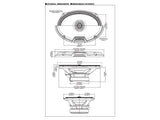 Haut-parleur coaxial à 2 voies R-SERIES 6x9" (16 x 24 cm), R2-S69 - Sound Auto Concept