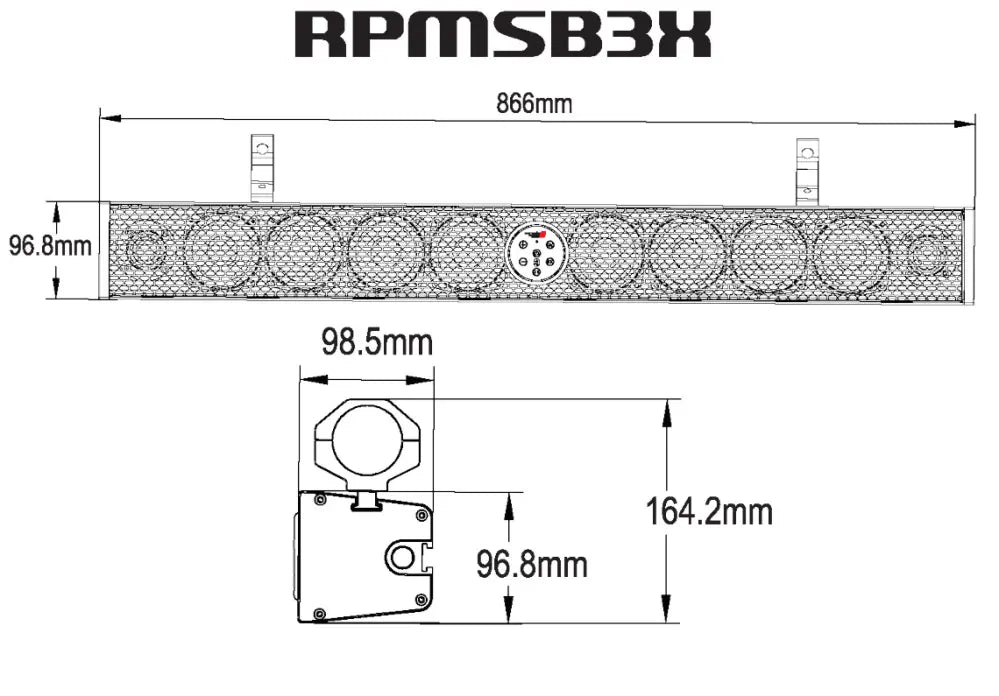 Cerwin Vega Soundbar RPMSB3X