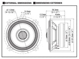 S-Series haut-parleurs coaxiaux à 2 voies de 10cm S2-S40