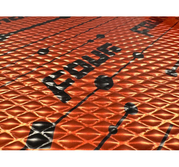 S2-BASEMAT Tapis Insonorisant Alubutyle 2.5 mm - 14 feuilles 500x370 mm (2,59 m²)