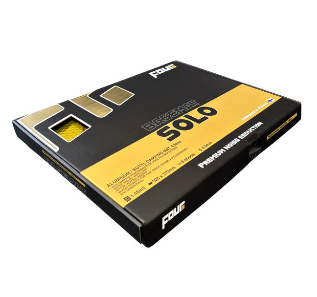 SOLO-BASEMAT Tapis Insonorisant Alubutyle 4.5 mm - 8 feuilles 500x370 mm (1,48 m²)