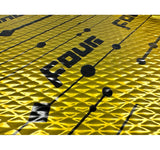SOLO-BASEMAT Tapis Insonorisant Alubutyle 4.5 mm - 8 feuilles 500x370 mm (1,48 m²)