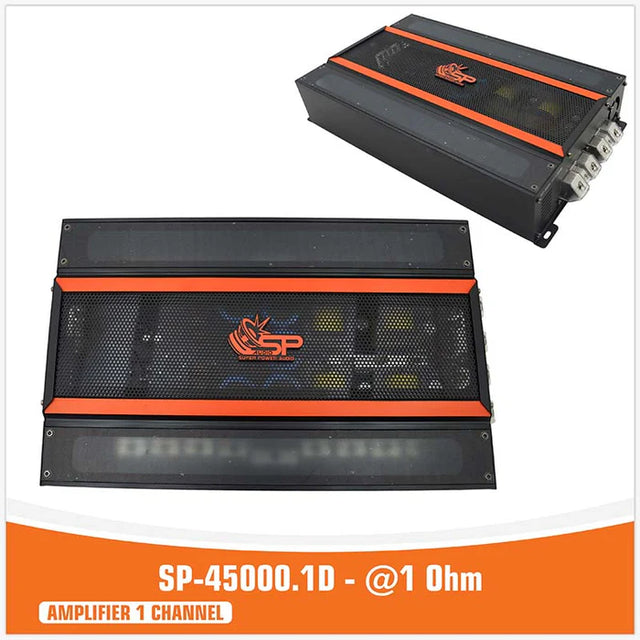 SP Audio SP-45000.1D 1 Ω – Amplificateur Mono Classe D 1 × 45 000 W RMS - Sound Auto Concept