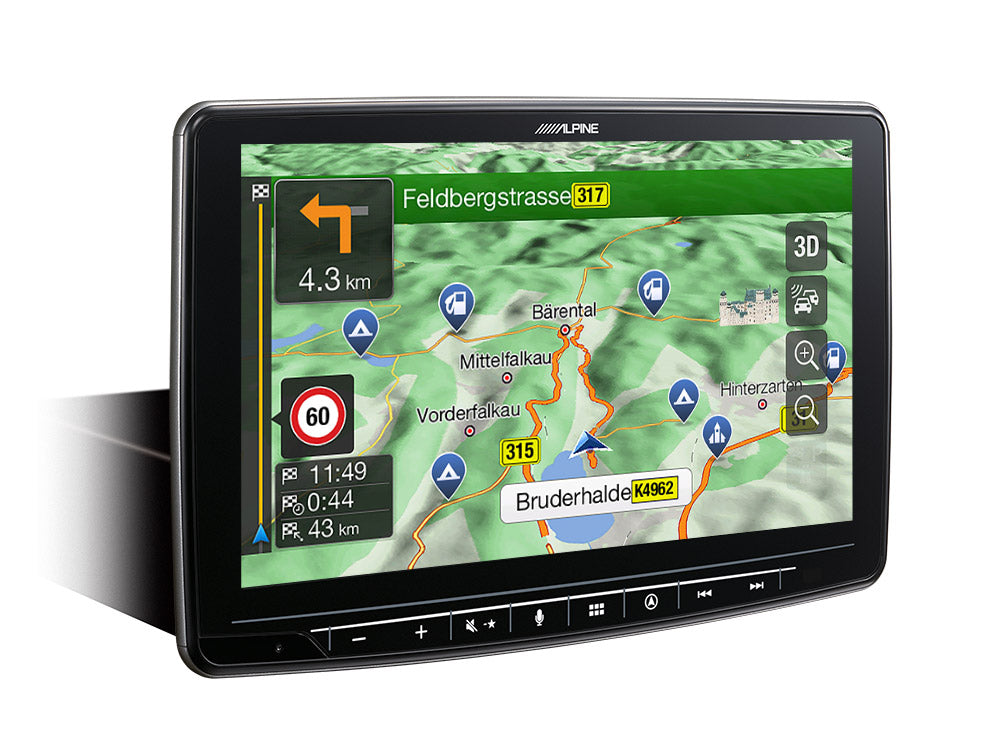 Autoradio navigation orientable 9" pour Fiat Ducato 8 | INE-F904DU8S - Sound Auto Concept