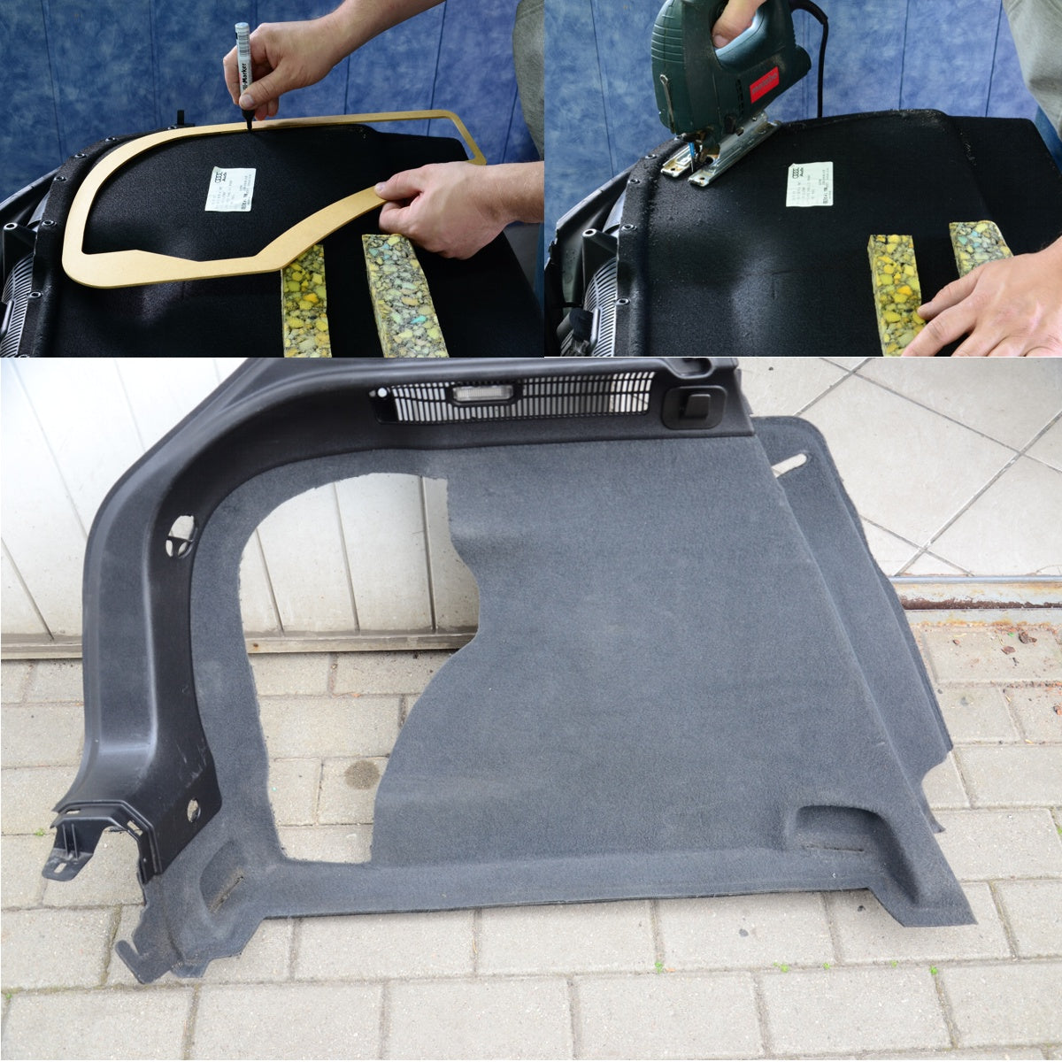 caisson de basses Fit-Box pour Audi A3 8P Sportback - Sound Auto Concept