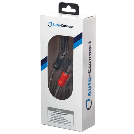 Cables rca  Auto-connect 1.5 mètres - Sound Auto Concept