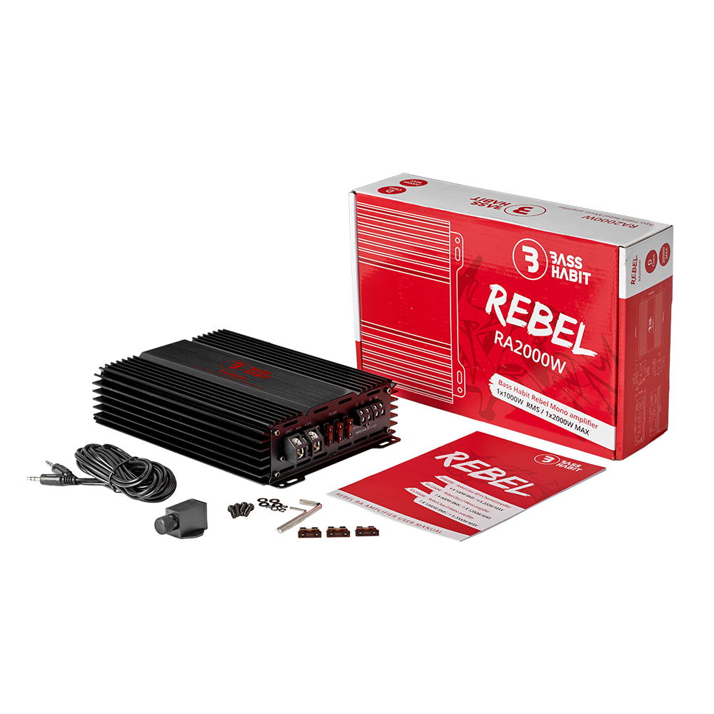 Amplificateur mono Rebelle ra2000w - Sound Auto Concept