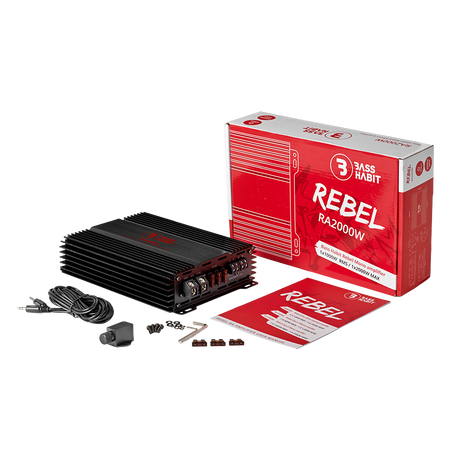Amplificateur mono Rebelle ra2000w - Sound Auto Concept