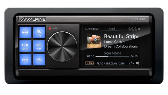 Status Hi-Res Audio Media Player ALPINE HDS-990 - Sound Auto Concept