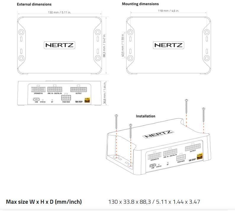 S8 DSP hertz - Sound Auto Concept