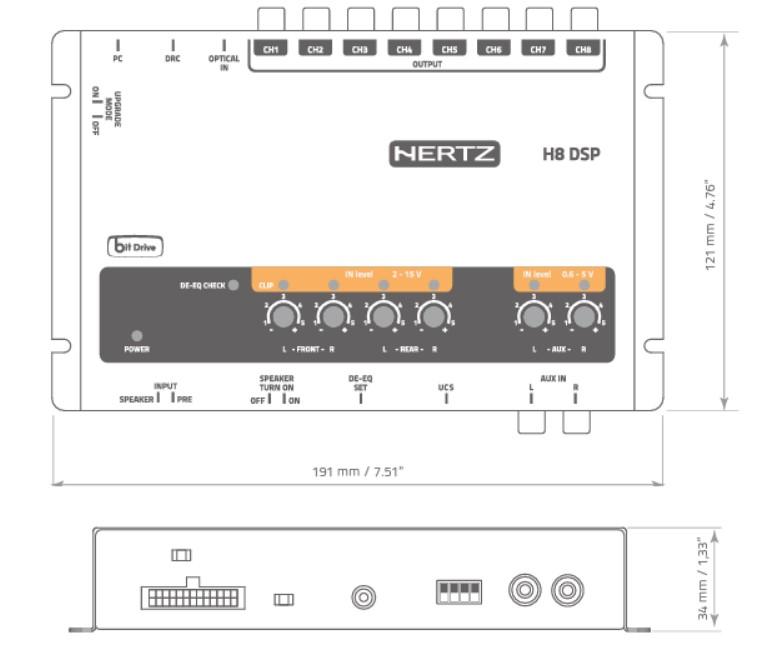 H8 DSP hertz - Sound Auto Concept