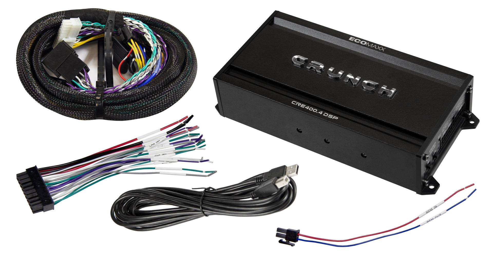 Crunch CRE400.4DSP – 6-channel DSP Amplifier + Full 52-pin VAG