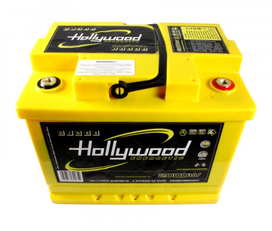 Batterie Type AGM Hollywood DIN 60 jusqu'à 2000 watts