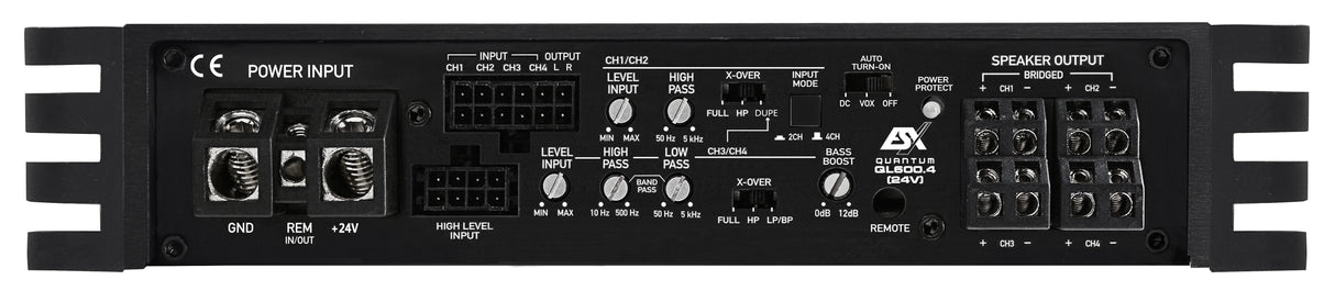 Amplificateur  ESX QL600.4 (24v)