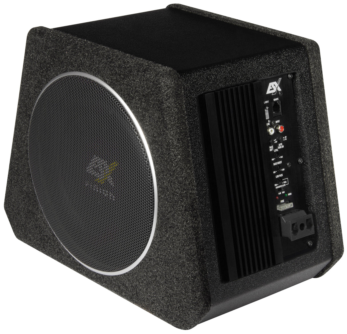 Caisson de basses actif de 20 cm (8") avec membrane passive  V800A - Sound Auto Concept