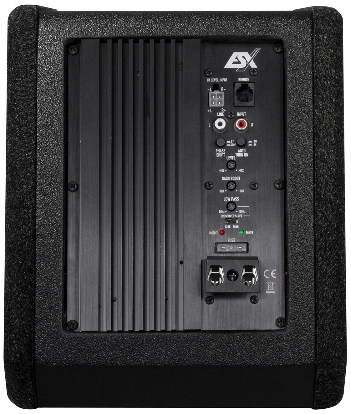 Caisson de basses actif de 20 cm (8") avec membrane passive  V800A - Sound Auto Concept