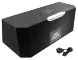 Caisson passe-bande actif double 2 x 20 cm (8) - Sound Auto Concept