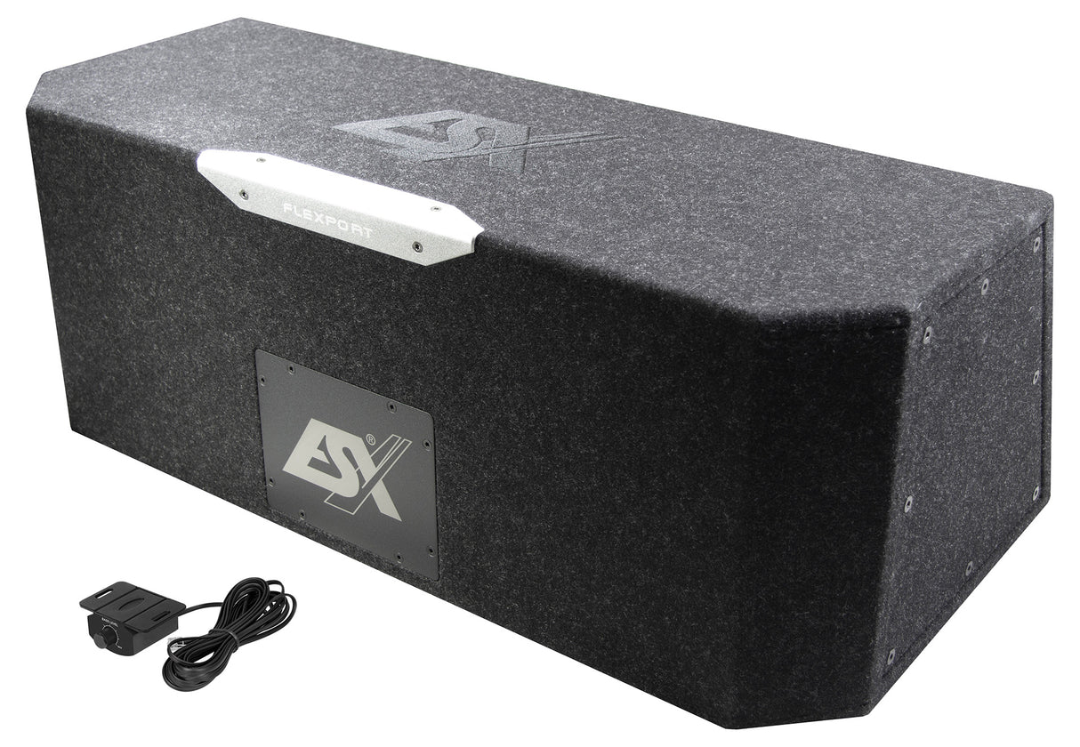 Caisson passe-bande actif double 2 x 20 cm (8) - Sound Auto Concept