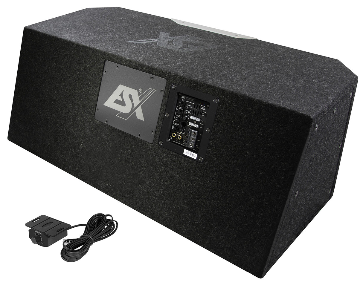Caisson passe-bande actif double 2 x 20 cm (8) - Sound Auto Concept