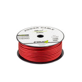 Bobine cable alimentation 10mm² (CCA)  50 mètres rouge - Sound Auto Concept