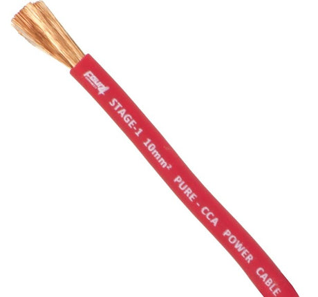 Cable de alimentación 10 mm² Rojo CUATRO 4