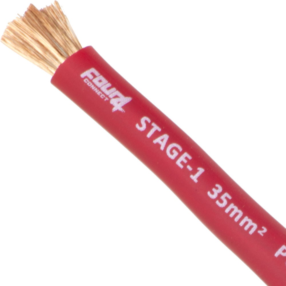 Cable de alimentación 35 mm² rojo CUATRO 4