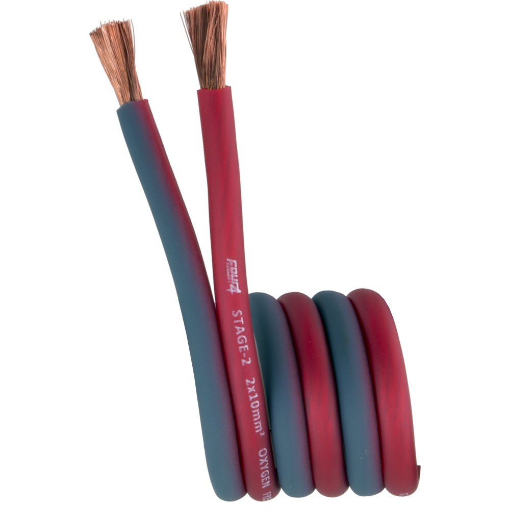 Cable Haut-parleur 2x10mm² Stage 2 OFC (100 % cuivre) - Sound Auto Concept