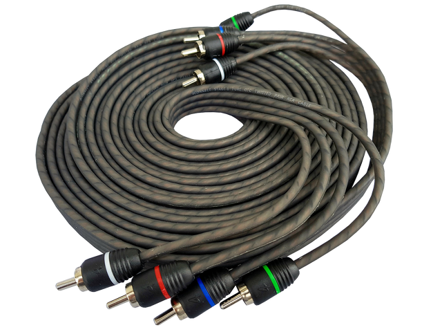Connexion RCA 4.5 mètre 4ch (Four 4, Stage 1) - Sound Auto Concept