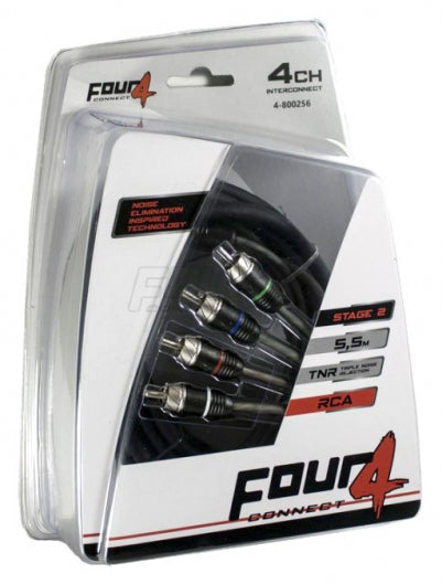 Connexion RCA 5.5 mètre 4ch (Four 4, Stage 2) - Sound Auto Concept
