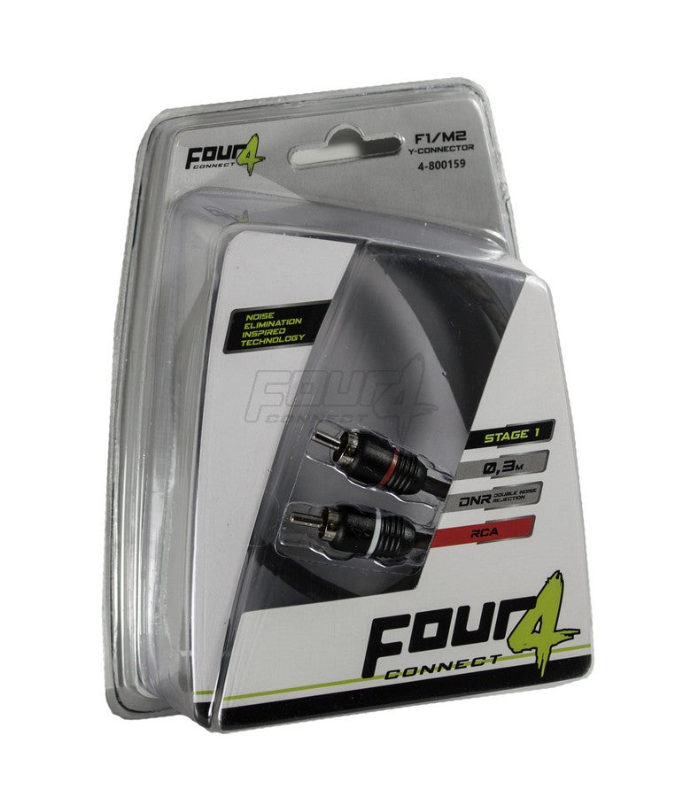 Dédoubleur RCA 1 Femelle, 2 Male (Four 4 , Stage 1) - Sound Auto Concept