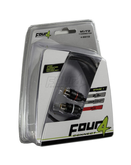 Dédoubleur RCA 1 Male, 2 Femelle (Four 4 , Stage 1) - Sound Auto Concept