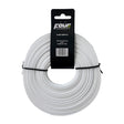 Gaine  tressée  Nylon blanc  / noir 12 / 25mm 10m - Sound Auto Concept
