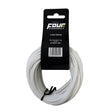 Gaine tressée nylon  blanche 6/12 mm 10 m - Sound Auto Concept