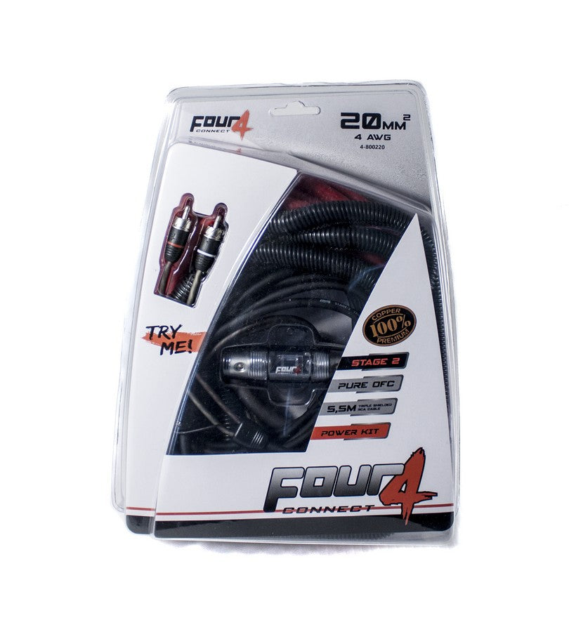 Pack de cablage 20mm² Stage 2 (100% cuivre) - Sound Auto Concept