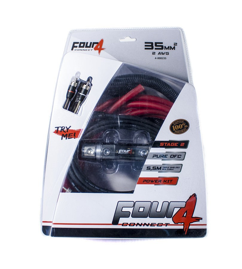 Pack de cablage 35mm² Stage 2 (100% cuivre) - Sound Auto Concept