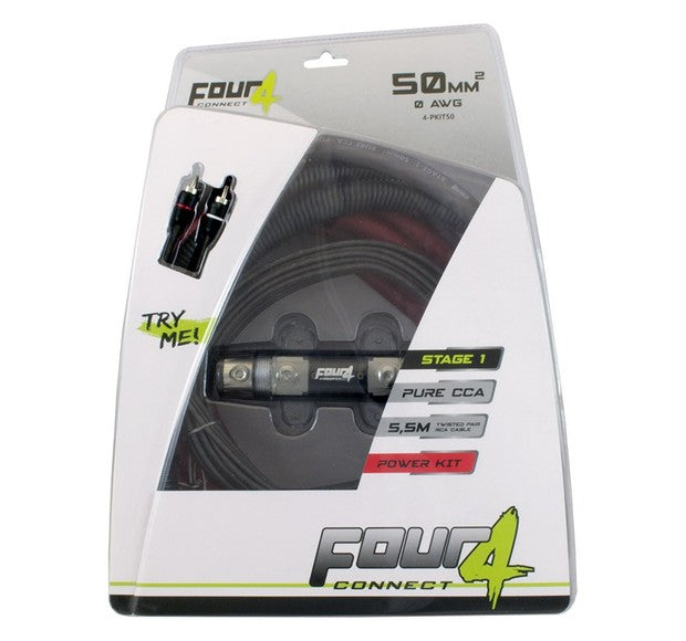 Pack de cablage 50mm² Stage 1 - Sound Auto Concept