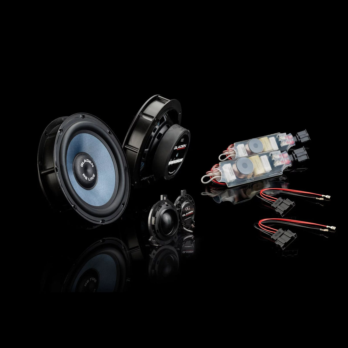 kit éclatée  Gladen One 165 Golf 7 - RS  VW - Sound Auto Concept