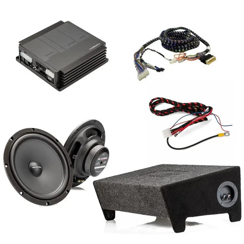Pack Audio Plug and Play : Caisson + Amplificateur DSP 6 canaux pour TESLA Model 3