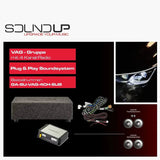 Pack Audio Plug and Play : Caisson + Amplificateur DSP pour VAG autoradio 6 canaux OEM