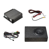 Pack Audio Plug and Play : Caisson + Amplificateur DSP pour VAG autoradio 6 canaux OEM