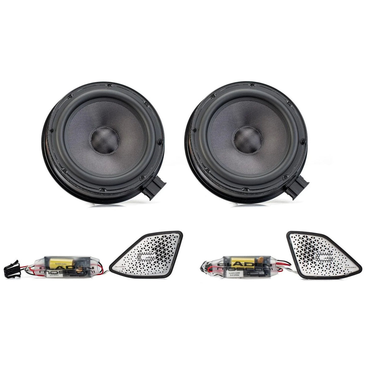 Pack Audio Plug and Play : Caisson + Amplificateur DSP 4 Canaux pour VW T6.1
