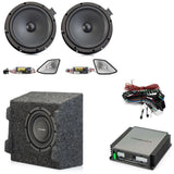 Pack Audio Plug and Play : Caisson + Amplificateur DSP 4 Canaux pour VW T6.1