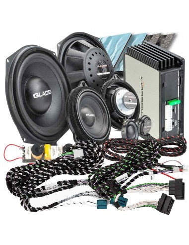 Pack Audio Plug and Play pour BMW série F ( ampli DSP 6 canaux ) - Sound Auto Concept