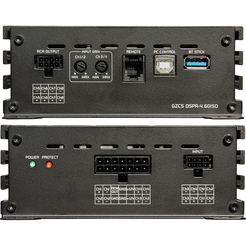 Dsp amplificateur  GZCS DSPA-4.60ISO - Sound Auto Concept