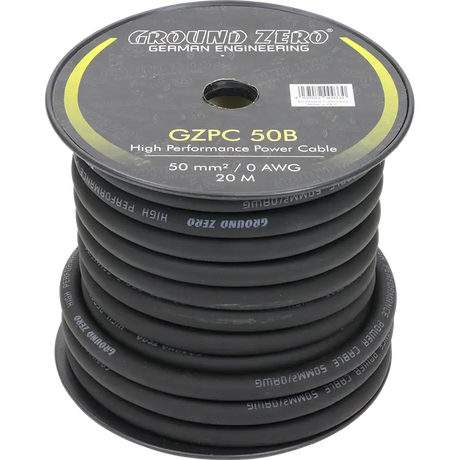 Cable alimentation 50 mm² Ground Zero - Sound Auto Concept