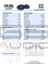 Haut-Parleur Gs Audio VOCE10 NEO 8 ohm - Sound Auto Concept