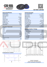 Haut-Parleur Gs Audio VOCE12 NEO 8 Ohm - Sound Auto Concept